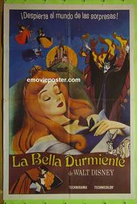 C695 SLEEPING BEAUTY Argentinean movie poster R70s Disney