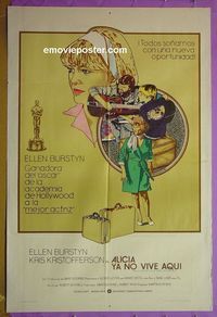 C429 ALICE DOESN'T LIVE HERE ANYMORE Argentinean movie poster '75