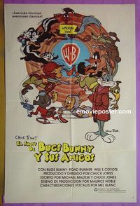 C454 BUGS BUNNY & ROAD RUNNER MOVIE Argentinean movie poster '79