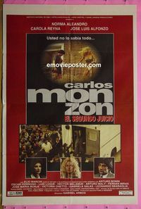 C463 CARLOS MONZON EL SEGUNDO JUICIO Argentinean movie poster '95