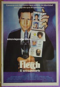C525 FLETCH Argentinean movie poster '85 Chevy Chase, detective