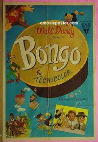 C534 FUN & FANCY FREE Argentinean movie poster '47 Walt Disney