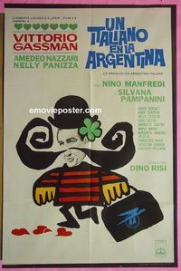 C540 GAUCHO Argentinean movie poster '65 Vittorio Gassman