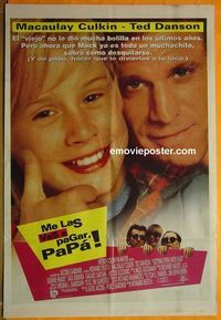 C544 GETTING EVEN WITH DAD Argentinean movie poster '94 M. Culkin