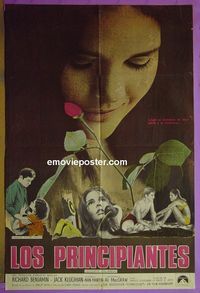 C555 GOODBYE COLUMBUS Argentinean movie poster '69 Ali MacGraw