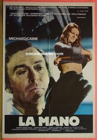 C565 HAND Argentinean movie poster '81 Oliver Stone, Michael Caine