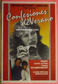 C573 HIGH SEASON Argentinean movie poster '87 Jacqueline Bisset