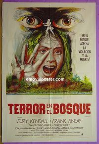 C581 IN THE DEVIL'S GARDEN Argentinean movie poster '73 Suzy Kendall