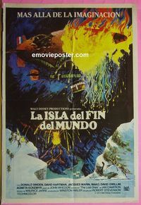 C583 ISLAND AT THE TOP OF THE WORLD Argentinean movie poster '74