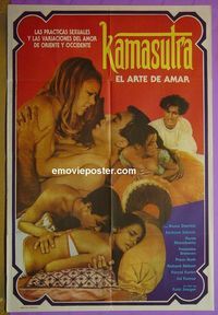 C591 KAMA SUTRA Argentinean movie poster R70s German sex!