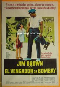C592 KENNER Argentinean movie poster '68 Jim Brown, Robert Coote