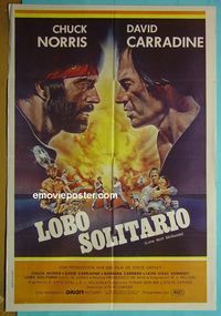 C610 LONE WOLF MCQUADE Argentinean movie poster '83 Chuck Norris