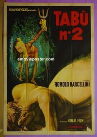 C614 MACABRO Argentinean movie poster '67 wild horror documentary!