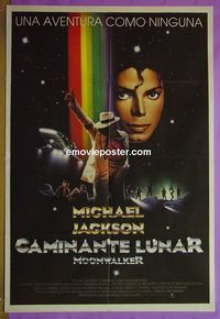 C629 MOONWALKER Argentinean movie poster '88 Michael Jackson