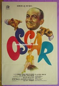 C646 OSCAR Argentinean movie poster '67 Louis De Funes