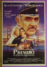 C651 PRESIDIO Argentinean movie poster '88 Sean Connery, Mark Harmon