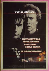 C665 ROOKIE Argentinean movie poster '90 Clint Eastwood, Sheen