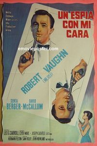 C700 SPY WITH MY FACE Argentinean movie poster '66 Man from UNCLE!