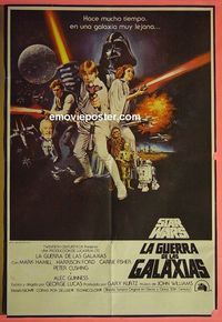 C703 STAR WARS Argentinean movie poster '77 George Lucas, Ford
