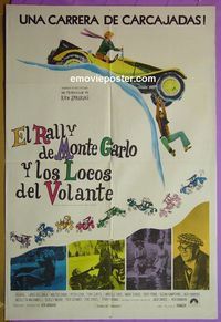 C718 THOSE DARING YOUNG MEN IN THEIR JAUNTY JALOPIES Argentinean movie poster '69