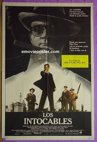 C730 UNTOUCHABLES Argentinean movie poster '87 Kevin Costner,De Niro