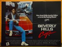 C045 BEVERLY HILLS COP British quad movie poster '84 Eddie Murphy