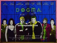 C059 DOGMA DS British quad movie poster '99 Kevin Smith, Affleck, Damon