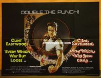 C062 EVERY WHICH WAY BUT LOOSE/ANY WHICH WAY YOU CAN British quad movie poster