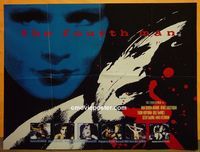 C068 FOURTH MAN British quad movie poster '83 Paul Verhoeven