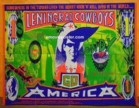 C084 LENINGRAD COWBOYS GO AMERICA British quad movie poster '89