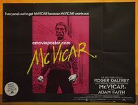 C091 MCVICAR British quad movie poster '81 Roger Daltrey