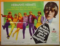 C094 MRS BROWN YOU'VE GOT A LOVELY DAUGHTER British quad movie poster '68