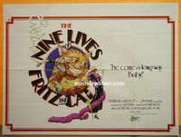 C097 NINE LIVES OF FRITZ THE CAT British quad movie poster '74 Crumb