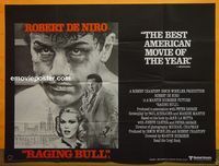 C106 RAGING BULL British quad movie poster '80 Robert De Niro, Pesci