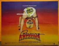 C107 RAISING ARIZONA British quad movie poster '87 Coen Brothers