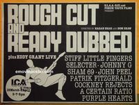 C111 ROUGH CUT & READY DUBBED British quad movie poster '82 rockumentary