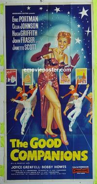 C024 GOOD COMPANIONS English three-sheet movie poster '33 Jessie Matthews