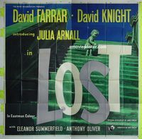 C012 LOST English six-sheet movie poster '55 David Farrar, David Knight