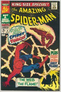 E357 AMAZING SPIDER-MAN KING SIZE comic book #4