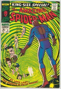 E358 AMAZING SPIDER-MAN KING SIZE comic book #5 John Romita