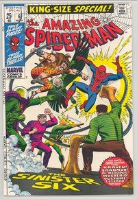 E359 AMAZING SPIDER-MAN KING SIZE comic book #6