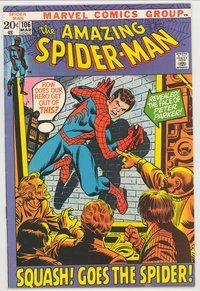 E096 AMAZING SPIDER-MAN comic book #106 John Romita