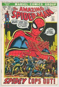E102 AMAZING SPIDER-MAN comic book #112 John Romita