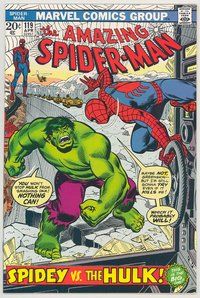 E109 AMAZING SPIDER-MAN comic book #119 Incredible Hulk, John Romita