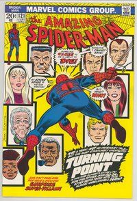 E111 AMAZING SPIDER-MAN comic book #121 death of Gwen Stacy, John Romita