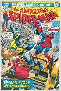 E115 AMAZING SPIDER-MAN comic book #125 John Romita