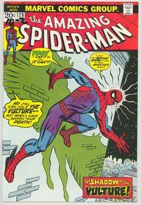 E118 AMAZING SPIDER-MAN comic book #128 John Romita