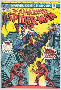E126 AMAZING SPIDER-MAN comic book #136 1st Green Goblin II, John Romita