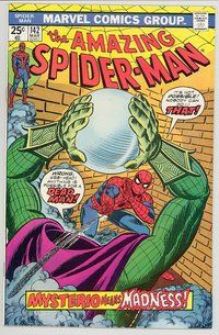 E132 AMAZING SPIDER-MAN comic book #142 1st Gwen Stacy Clone, John Romita