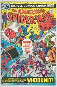 E145 AMAZING SPIDER-MAN comic book #155 John Romita